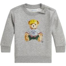 Polo Ralph Lauren Bear Fleece Sweatshirt Stl. 12 mdr / 74 cm pojkar - Blusar Från Magasin - Lt Grey Heather (12 mdr / 74 cm)