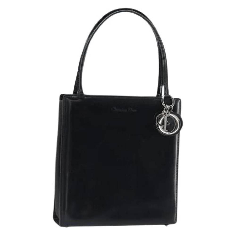 Dior Vintage Pre-owned Vintage Læder Håndtaske - Vintage - Dame - Sort - ONE SIZE - Læder