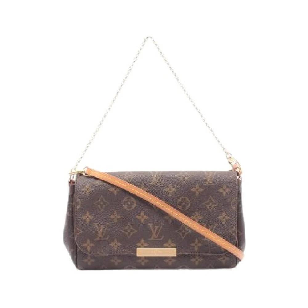 Louis Vuitton Vintage Pre-owned Favorite MM Monogram Clutch - Vintage - Dame - Brun - ONE SIZE - Uld