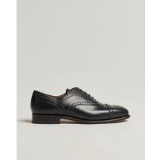 Sanders Moorgate Calf Semi Brogue Oxford Black