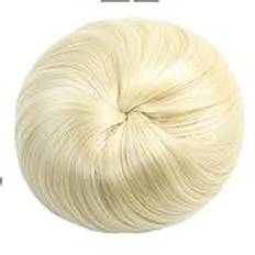 Falskt hår Bullar Syntetiska Chignon-hårstycken for kvinnor Gril Lady Syntetfiberhårförlängning Chignon Munkbulle Peruk Hårstycke Updo Clip in Balett Falsk bulle (Color : 102)