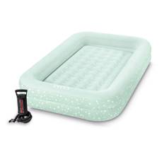 Oppustelig seng til et barn + pumpe INTEX 66810