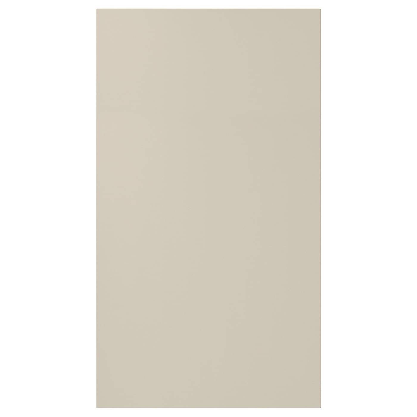 HAVSTORP front för diskmaskin, beige, 45x80 cm