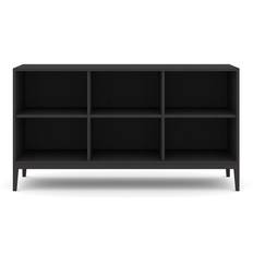 Edge 2.0 1-sektion 3 hyllor Black - Bokhylla