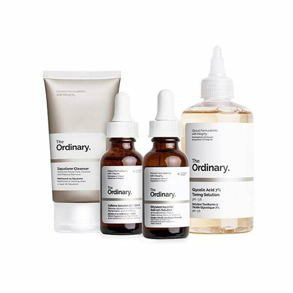 The Ordinary The Bright Set (Cleanser 50mL+Toner 240mL+Serum 30mL+30mL)