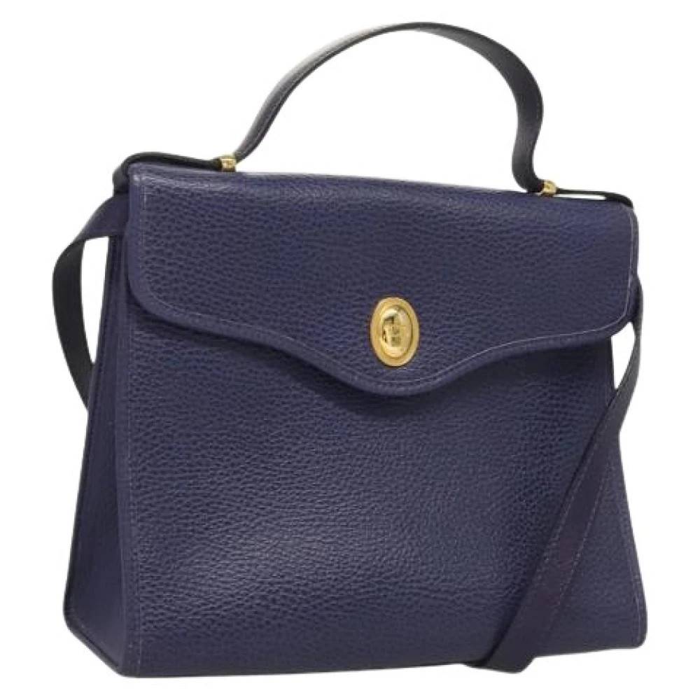 Dior Vintage Pre-owned Vintage Håndtaske - Vintage - Dame - Blå - ONE SIZE - Uld