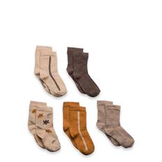 MINYMO Socks W. Pattern (5-Pack) |Multi/patterned |15\18
