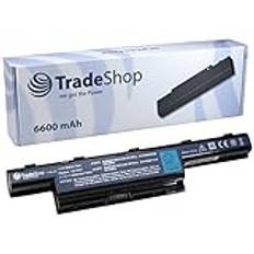 Högpresterande laptop-batteri 6600 mAh för Acer Aspire 7252 E1 E1-421 E1-431 E1-471 E1-531 E1-531-2697 E1-531-444 E1-531G E1-571 -6492 E1-571-6650 E1-571G V3 V3-471G V3-551-8664 V3-551-8809 V3-551G