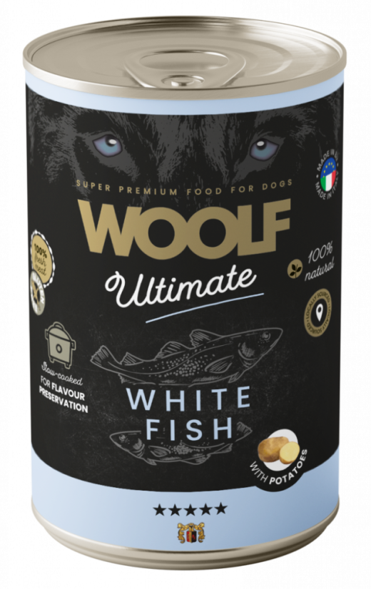 Woolf Snacks Duck and Coconut Oil Våtfoder för Hund - 6 x 400 g