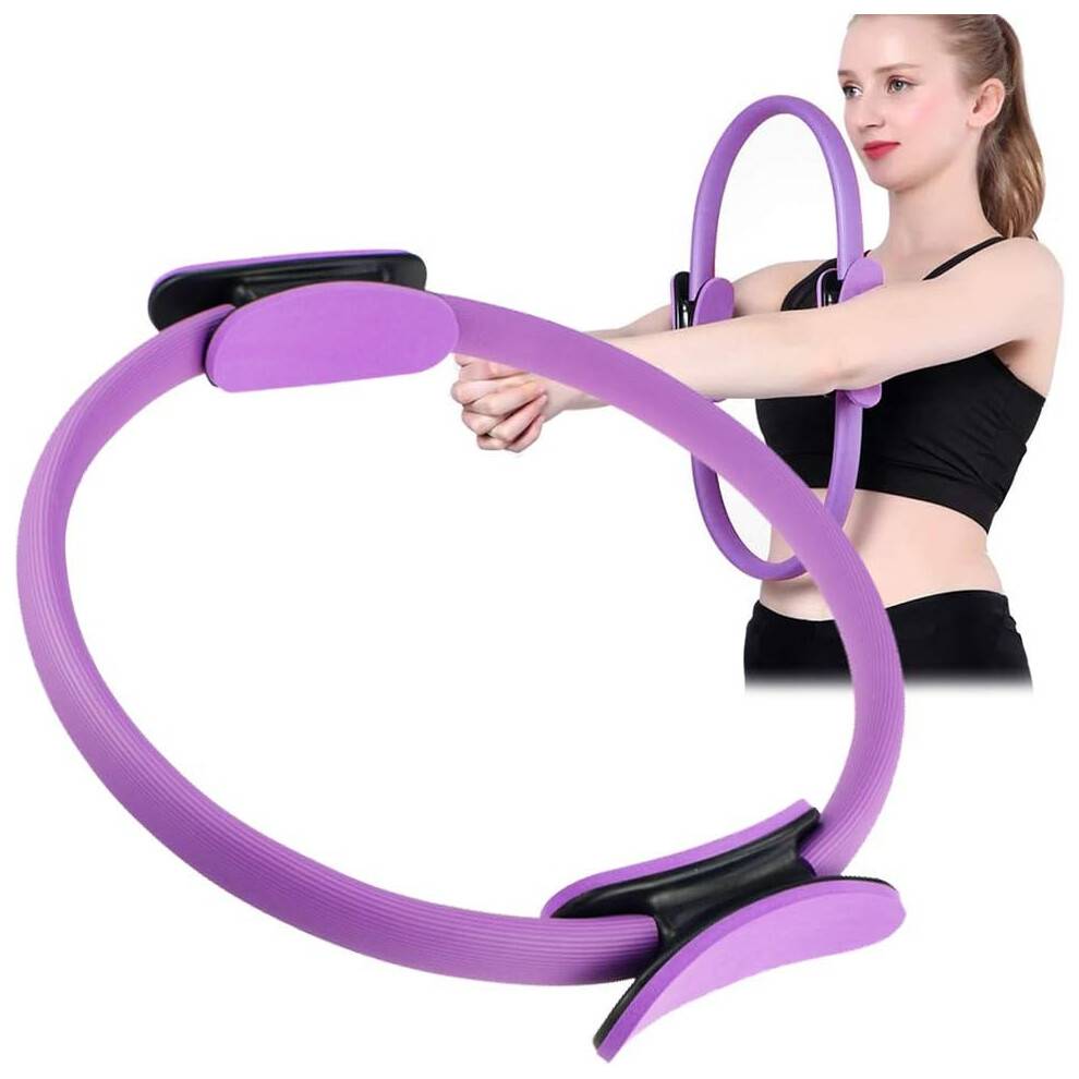 Pro Impact Pilates Ring, Forbedrer Core Strength - Perfekt Holdning Fitnesscirkel til Helkropstræning, Letvægts Bærbar med Dobbelt Håndtag & Skum