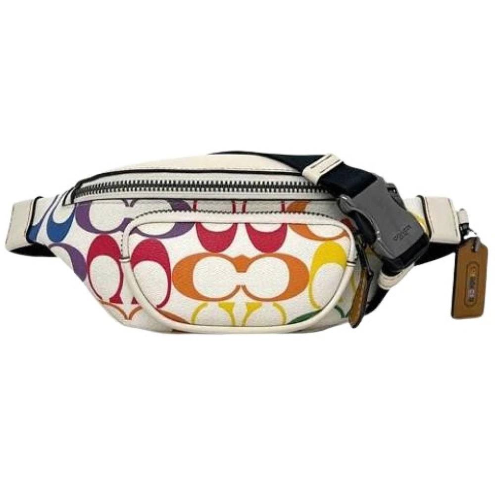 Coach Pre-owned Pre-owned Signature Sling Bag - Vintage - Dame - Flerfarvet - ONE SIZE - Læder
