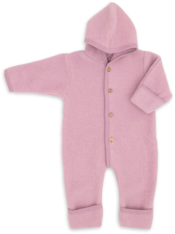 Engel | Hooded overall - Rosewood - 86-92