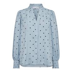 Co'Couture Dora Dot Skjorte Pale Blue - XL