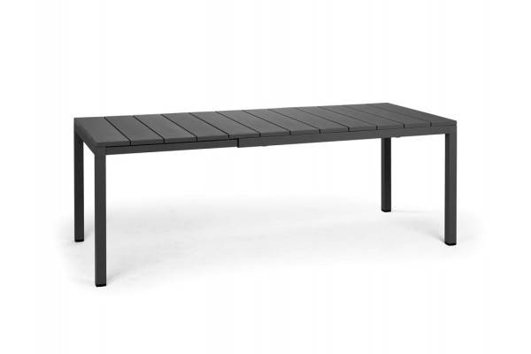 Nardi Rio 140/210 cm Udtræksbord - Antracit