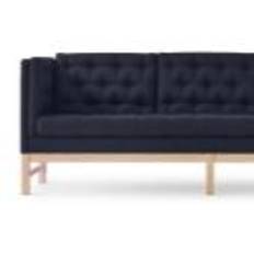 Fredericia Furniture Erik Jørgensen EJ 315-2 2 Pers. Sofa L: 153 cm - Mood 2103 Blå/Sæbebehandlet Eg