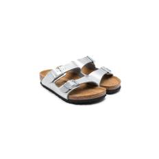 Birkenstock Kids - Arizona sandaler - barn - kork/kalvskinn/gummi/gummi - 33 - Grå