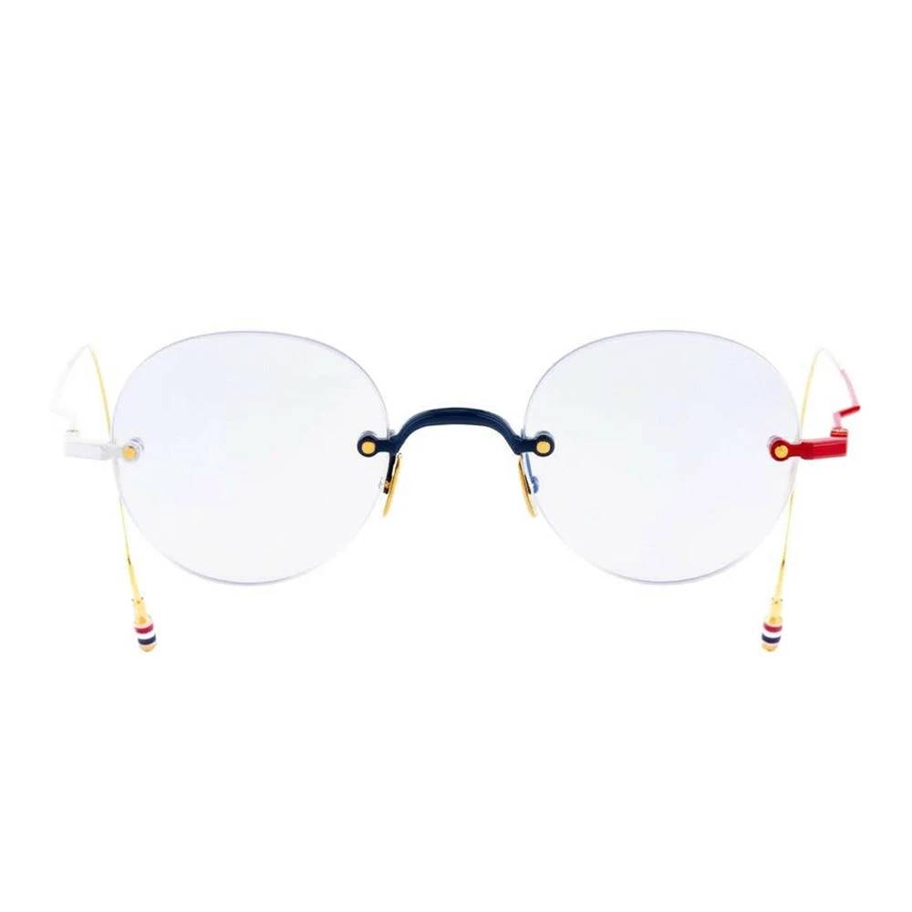 Thom Browne - Round Rimless Accessoarer - Dam - ONE Size -