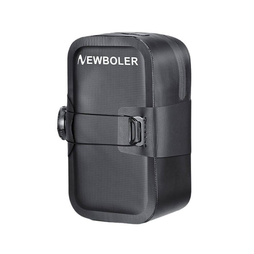 NEWBOLER Waterproof Bicycle Saddle Bag Cycling Tail Bag with Self-Locking Knob Bike Storage Pouch Bike Accessories