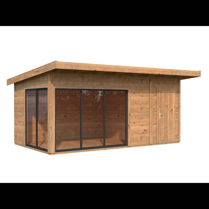 Stuga Palmako Andrea 15,9 m² Slide Plus (inv. 15,2 m²)