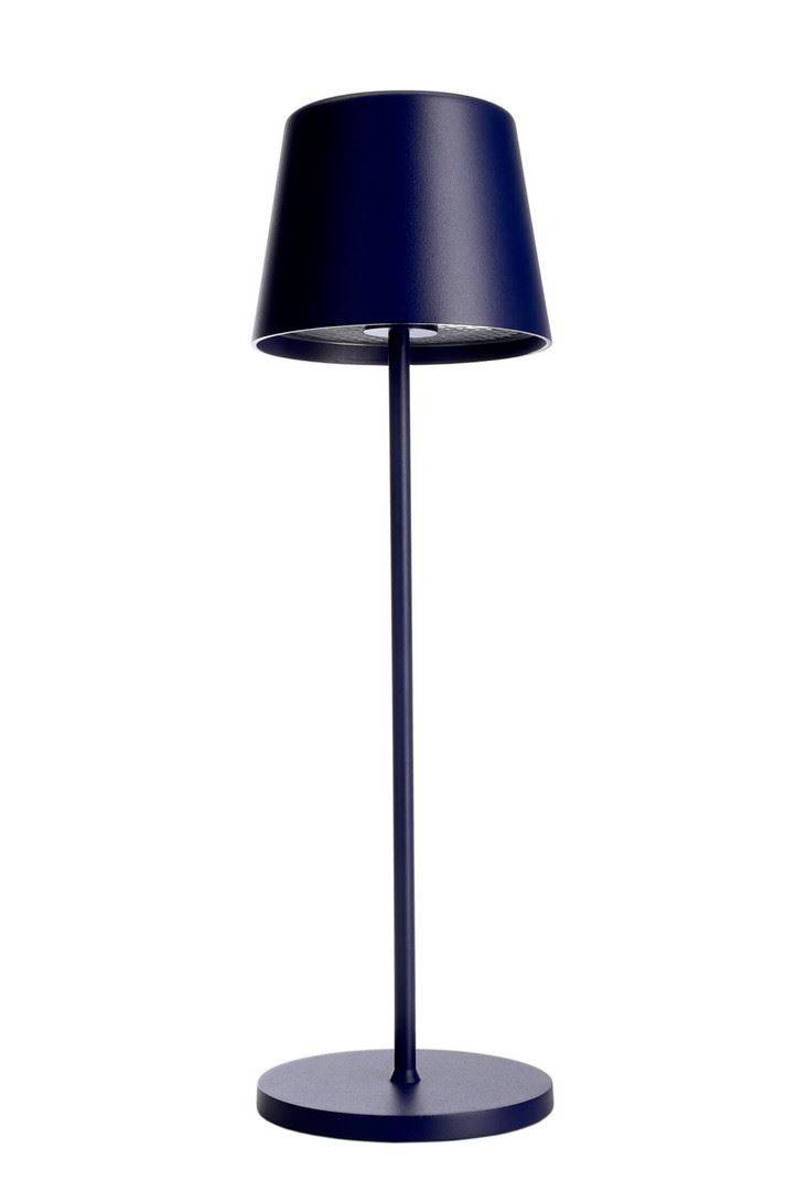 Canis genopladelig bordlampe Blå