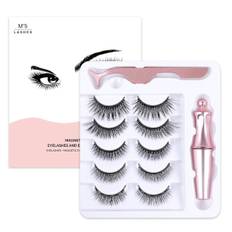 Magnetiske Øjenvipper Med Eyeliner Manga Vipper Magnetisk Eyeliner Og Vippesæt