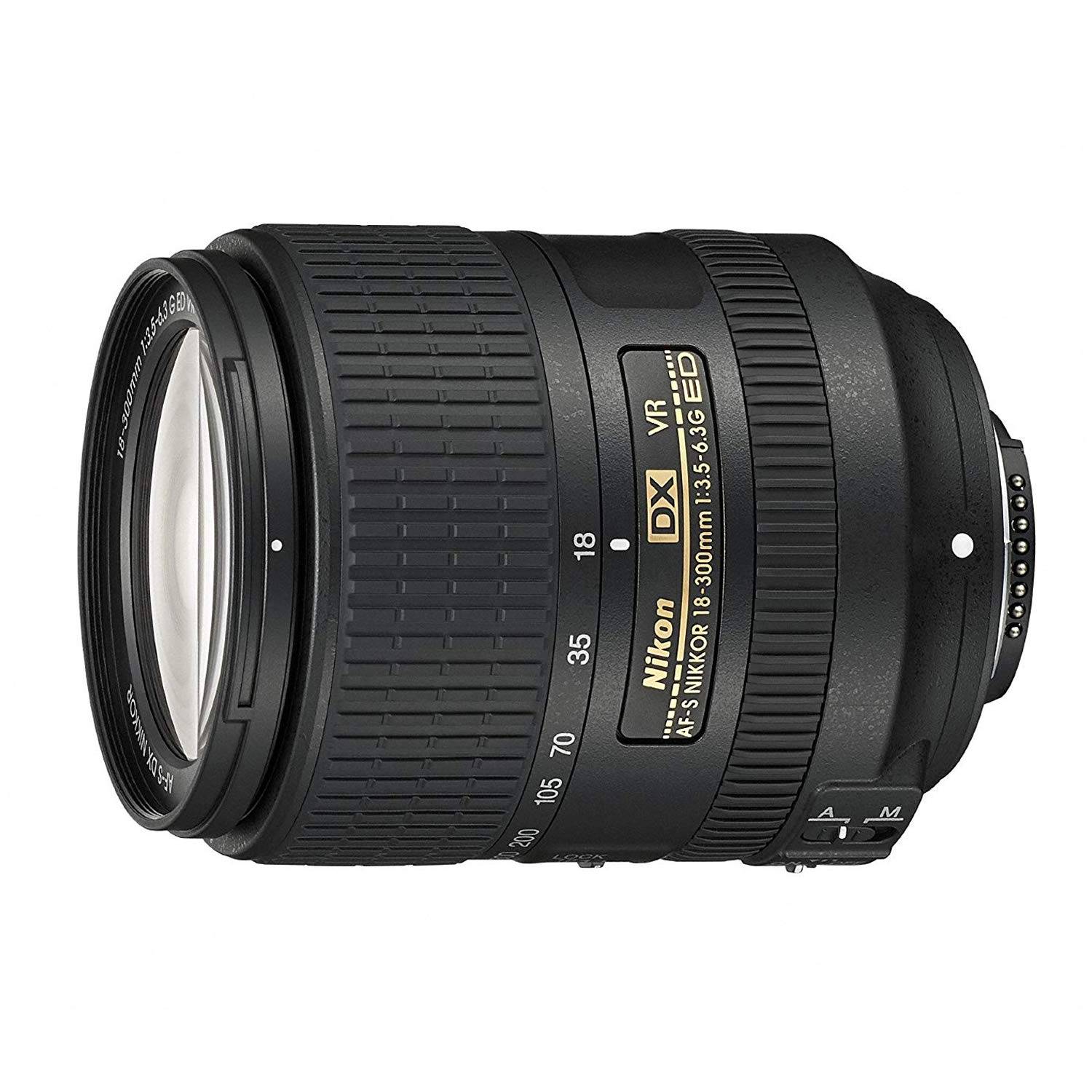 Nikon AF-S DX NIKKOR 18-300mm f/3.5-6.3G ED VR High-Power Zoom Lens for DX Format Cameras