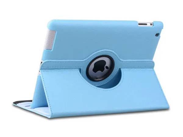 360° Roterende Cover Til iPad Air, iPad (2017) & (2018). Blå..