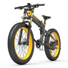 LANKELEISI XT750 PLUS 1000W Motor 48V17.5AH Battery Folding Frame Electric Bike 48V 1000W 17.5Ah svart/grön
