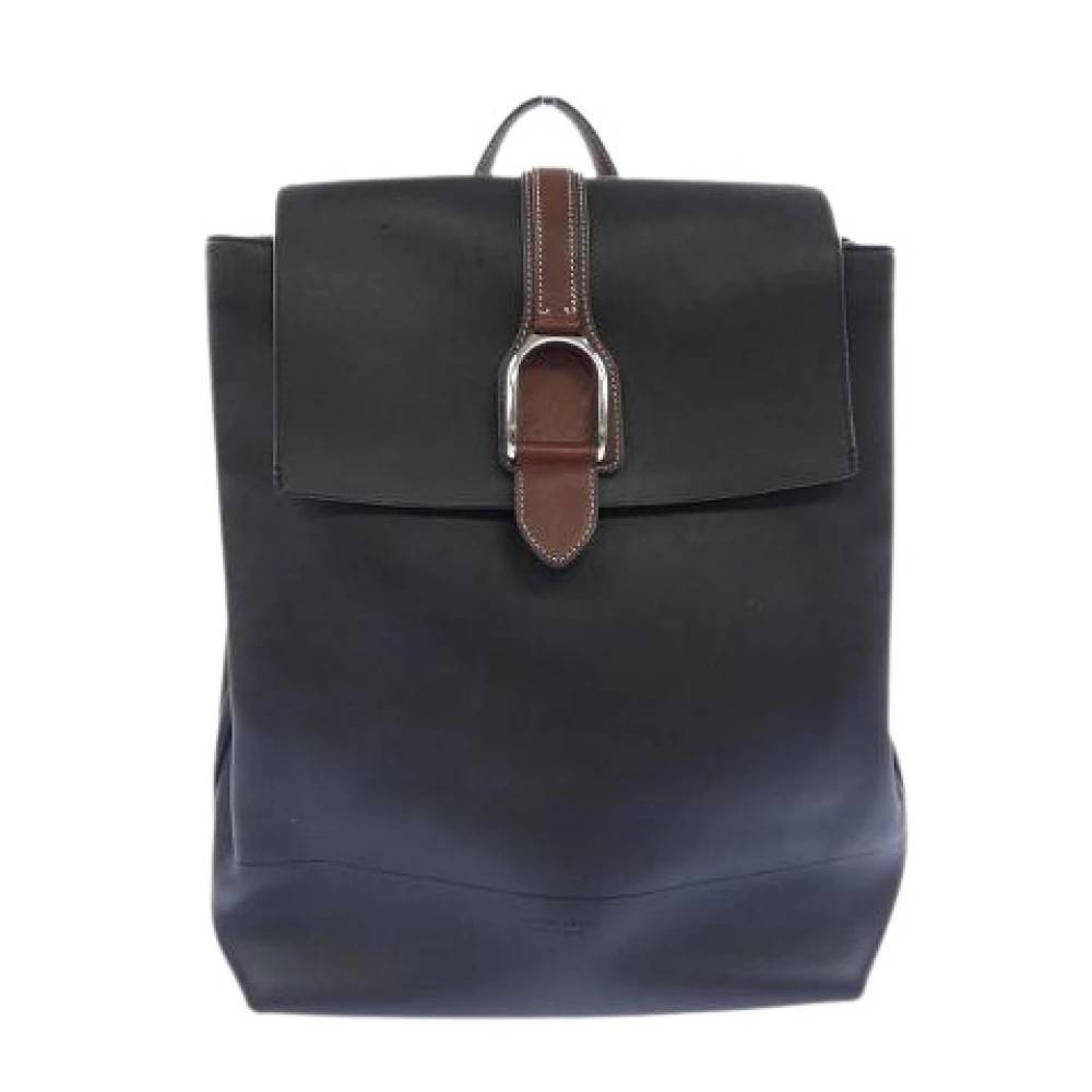 Ralph Lauren Pre-owned Pre-owned Backpack - Vintage - Dame - Sort - ONE SIZE - Læder