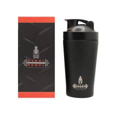 Steel Rebel – Protein Shaker rostfritt stål med högkvalitativ pulverbeläggning – perfekt för sport, fitness och hemträning – 700 ml BPA-fri