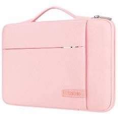 Lacdo 15,6" 360 ° allround-skyddad bärbar fodralväska för 15,6" Lenovo Ideapad/ThinkPad, 15,6" ASUS VivoBook/ZenBook, 15,6" Acer Aspire 5 3 / Chromebook 15, Dell Inspiron 15, 15,6" HP Envy,Rosa