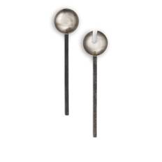Ferm Living - Obra Salad Servers - Stainless Steel - Serveringsbestick
