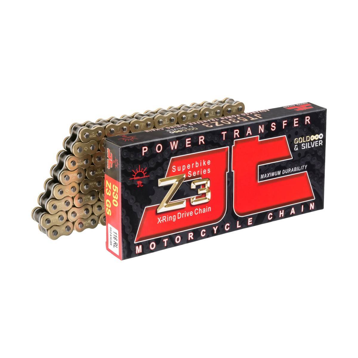 JTSPROCKETS JTC530Z3GS114RL Kedja - guld