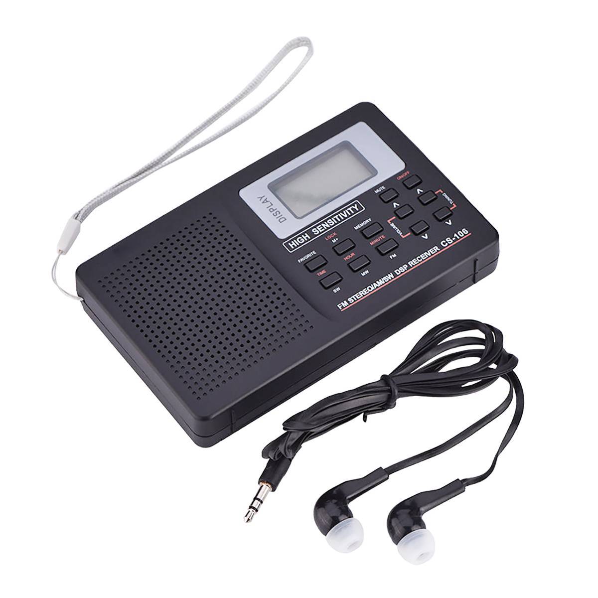 KINCO Bärbar Radio Mini FM AM SW MW LW - 10k