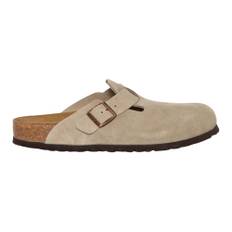 Birkenstock, Skor, Herr, 43 EU, Mocka, Mocka Träskor i Taupe - beige (43 EU)