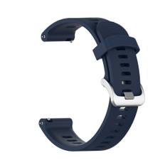 Silikonarmband Garmin/Samsung/Huawei/Amazfit/Ticwatch – Blå