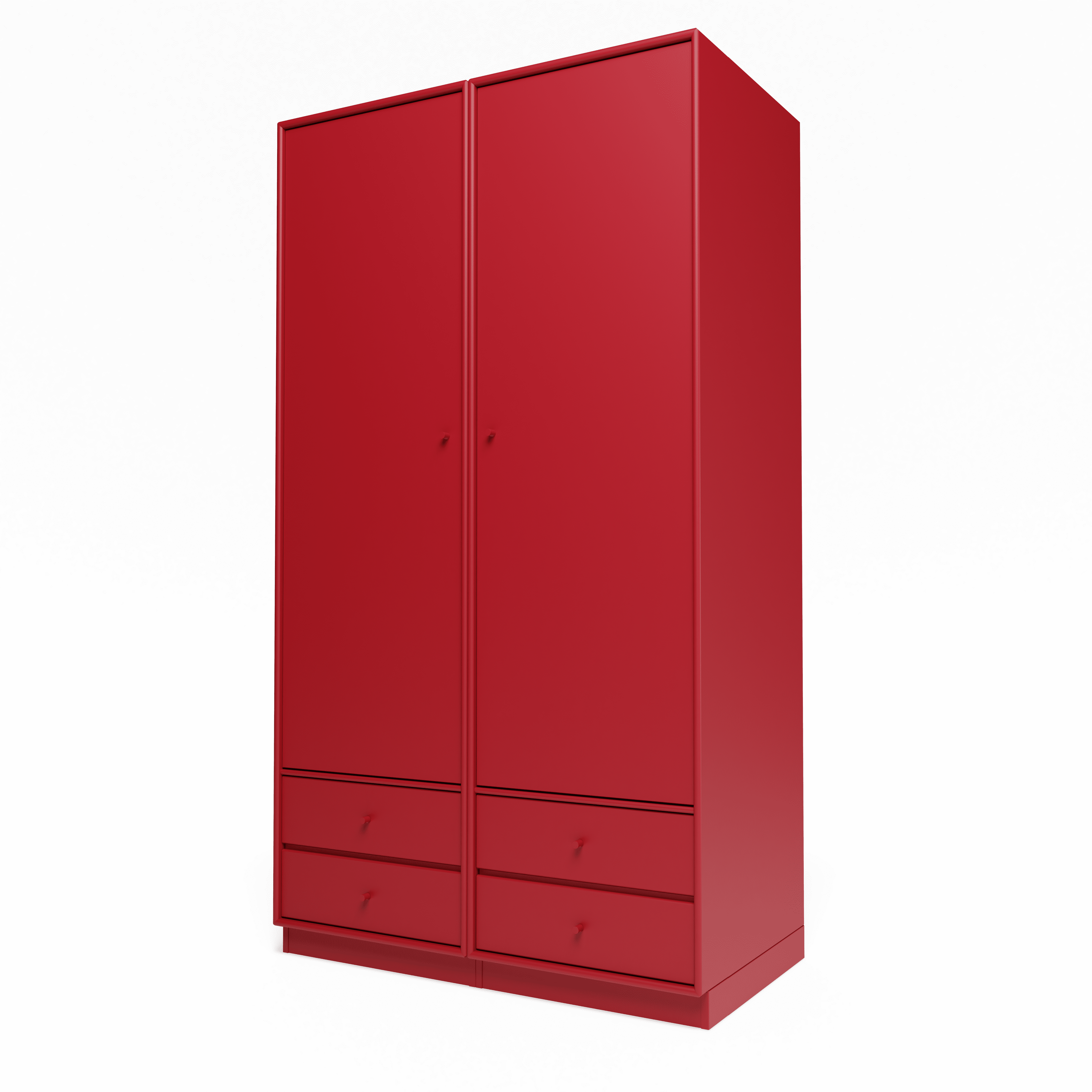 Attire IV garderobe, inkl. sokkel 7 cm fra Montana Beetroot - Jacobsen Plus