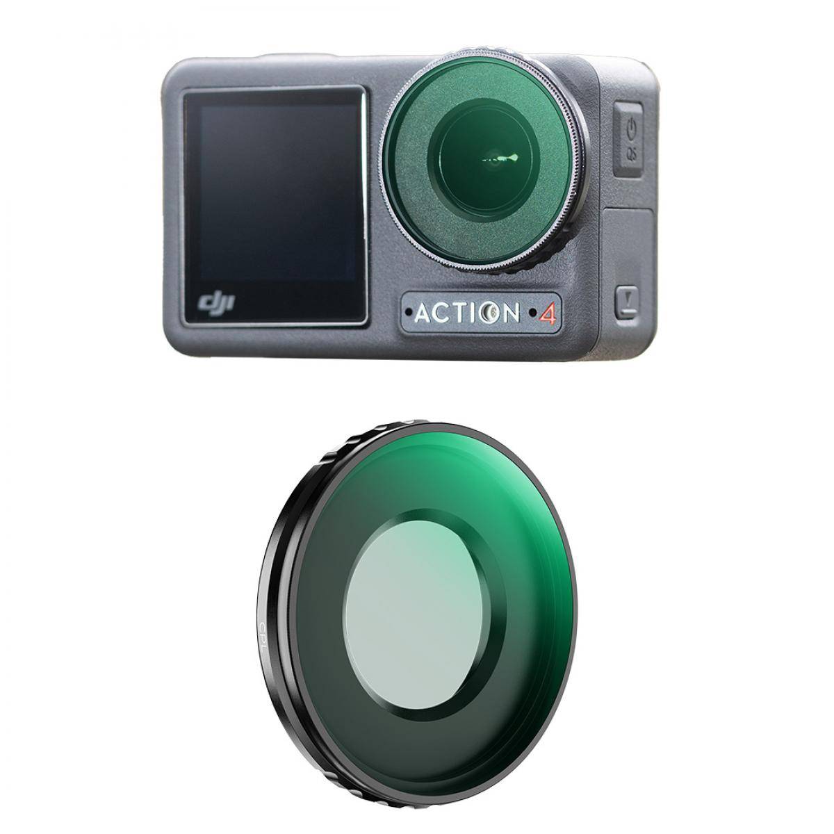 KENTFAITH DJI Osmo Action 4 / Action 5 PRO CPL Filter Circular Polarizers Light Reduction Exposure Control Top Optical Glass with Multi-Coated Filter