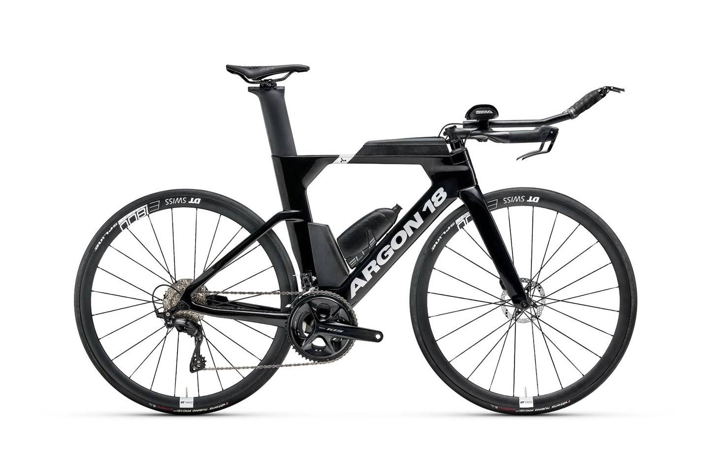 Argon18 E117 Disc Tempo cykel Kolfiber, 105 2x12s, DT Swiss E1800 - Röd (XS)