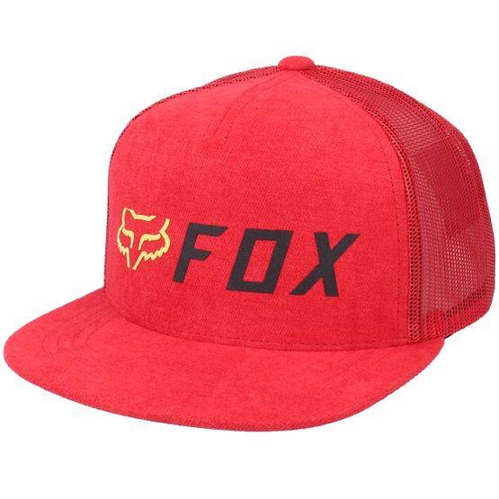 Fox - Röd trucker Keps - Kids Apex Snapback Hat Red/Black Trucker @ Hatstore