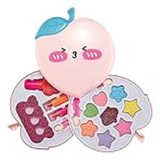 Kids Makeup Set, Kids Princess Toy, Toddler Makeup Toys, Kids Beauty Kit, Children Makeup Set, Princess Dress-Up Kit, Christmas Makeup Set, Birthday Makeup Set, Real Cosmetics Kit, Peach Makeup Box