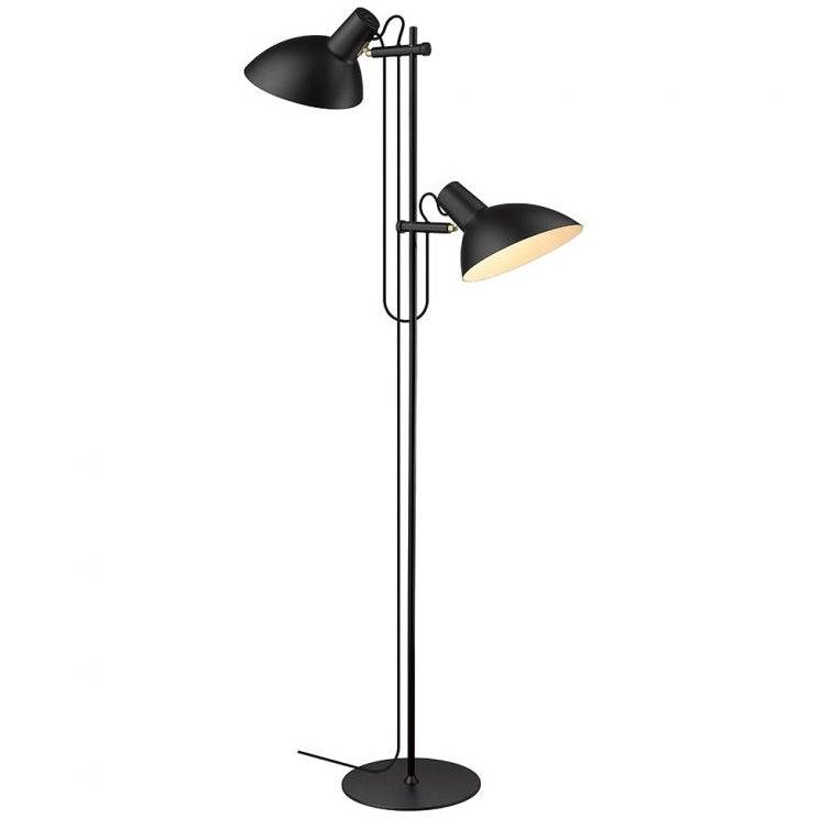 Metropole gulvlampe m. 2 arme fra Halo Design - Sort
