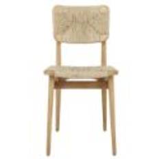 GUBI Outdoor Atmosfera Bord L: 209 cm + 6 Cascoin C-Chair Stole - Teak/Flet