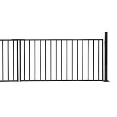 Grind KLASSISK Dubbel Komplett Svart 360 cm x 90/120 cm Skotte Garden