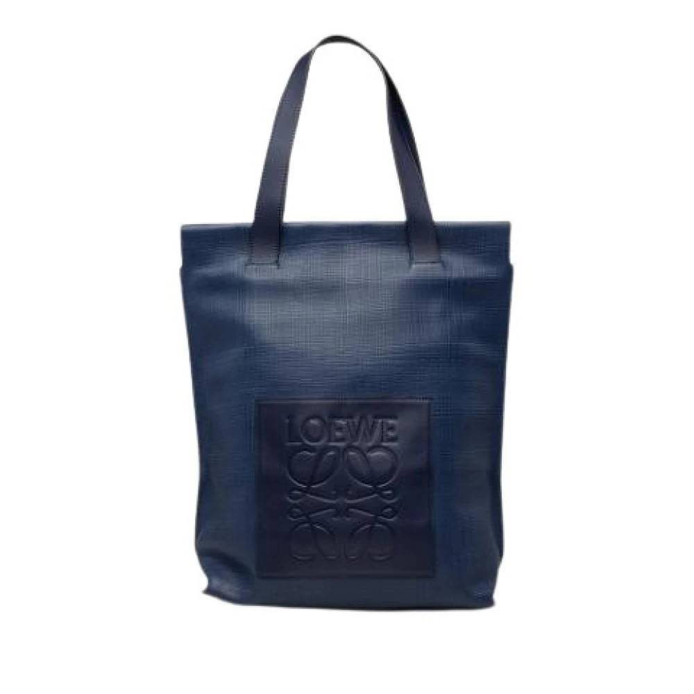 Loewe Pre-owned Pre-owned Tote Bag - Vintage - Dame - Blå - ONE SIZE - Læder