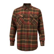 Skjorta Prestwick Exclusive - D.GREEN/TERRACOTTA (XL)