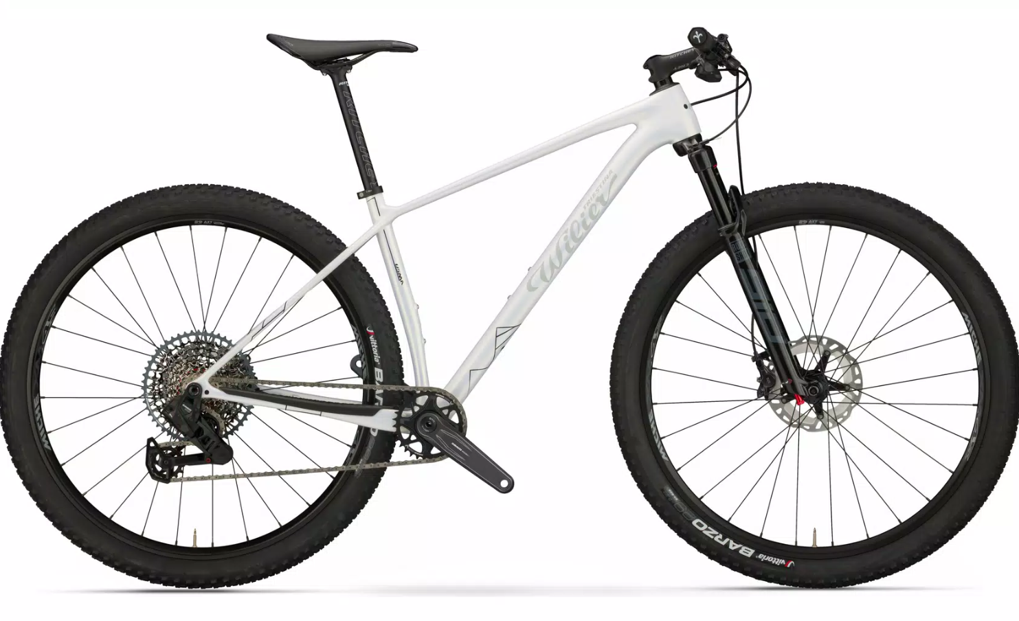 Wilier Usma SL 2.0 2026 - Shimano Deore 1x12sp - Miche XM 45.27 - 119 / S / U15 White, Black - Glossy (S)