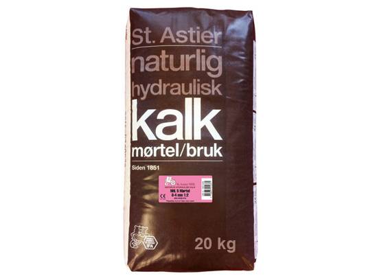 Nordisk NHL 5 hydr. kalkmørtel 0-4mm 20kg