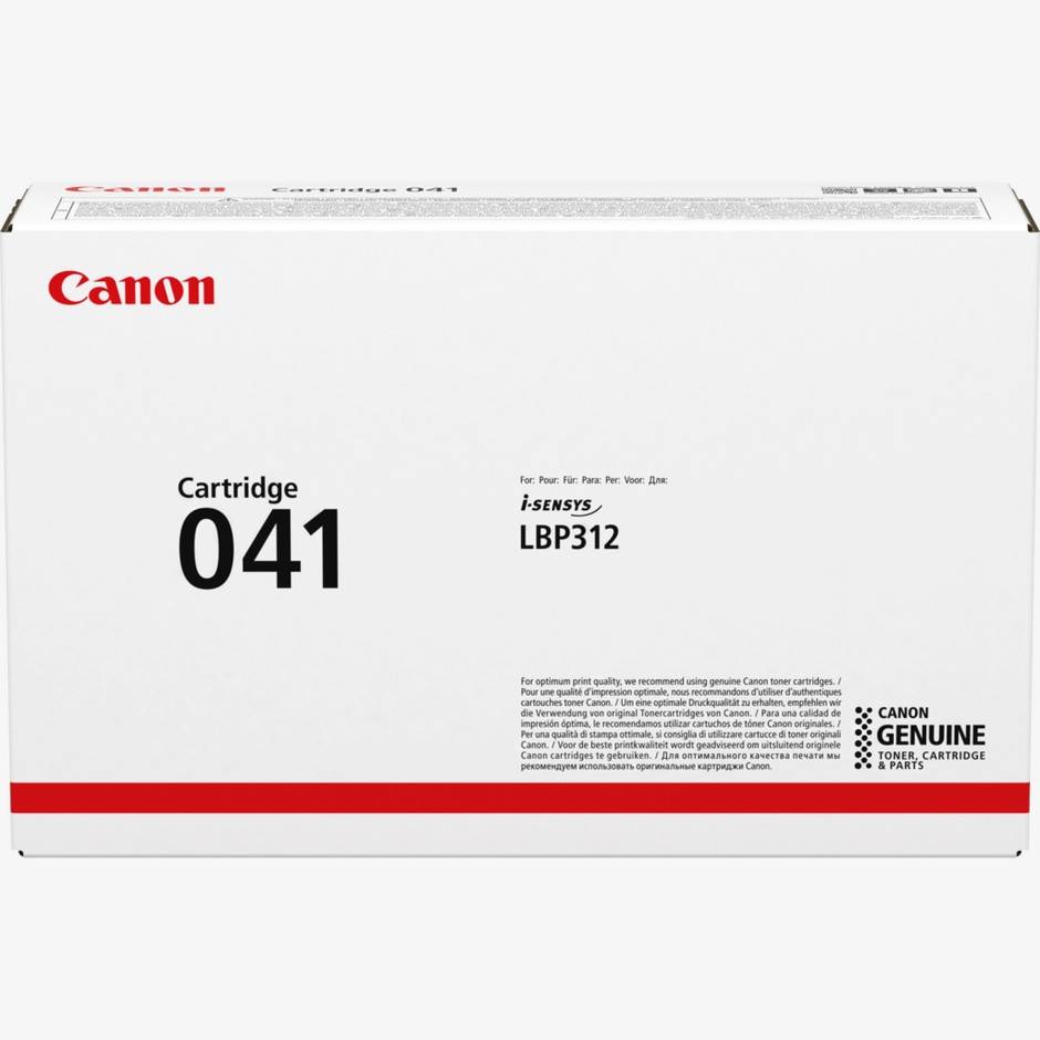 Canon 041BK svart tonerkassett