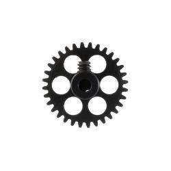 NSR - 3/32 Aluminium Gear - 32 Teeth Ø 17,5mm - Sidewinder - BLACK